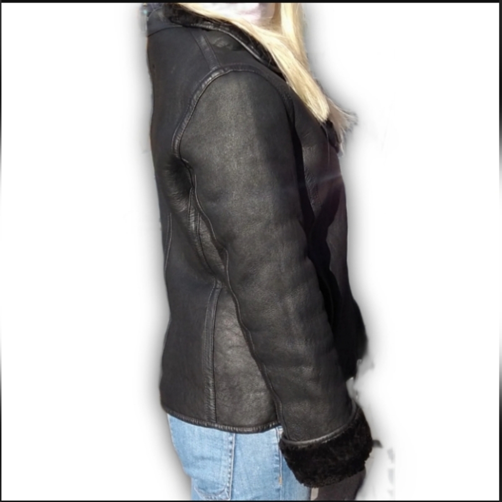 Vintage "REZA DURO" 100% Leather Jacket